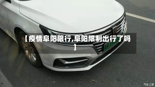 【疫情阜阳限行,阜阳限制出行了吗】